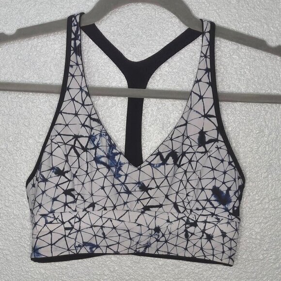 Lululemon Retreat Bra (Reversible) - 2 Naval Blue / Star Crushed Silver Fox Deep - Picture 4 of 9